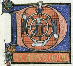 Ms 3469 fol.38 La Roue de la Fortune, de la 