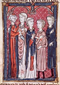 Ms 372 fol.141 Un engagement, des Décrets de Gratien