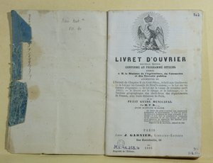 Ms 43.268.10 Frontispice du Livret d