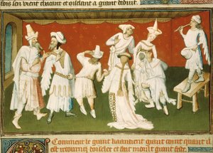 Ms Fr 2810, Festin offert par le Grand Khan à Khanbaliq, miniature du 