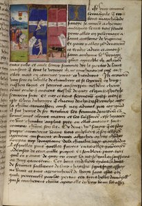 Ms Hunter 252 f.75v Hostel, de Les Cent Nouvelles Nouvelles, 1462 - French School