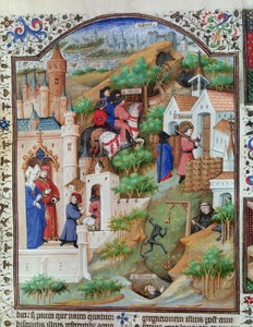 Scènes de la vie de Saint Benoît, du Bréviaire du Duc de Bedford, c.1424-35