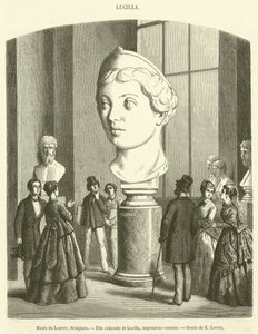 Musée du Louvre, Sculpture, Tête colossale de Lucilla, impératrice romaine