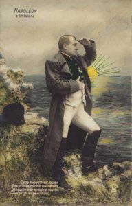 Napoléon Bonaparte (lithographie couleur) - French School