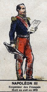 Napoléon III (1808-1873), empereur des Français. Dans « Galerie des rois et reines de France et personnages illustres de 1643 à 1895 » image d