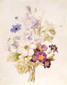 Narcisses et autres fleurs, 1840