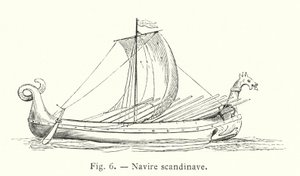 Navire scandinave (gravure)