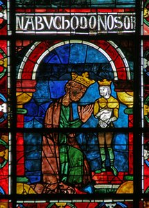 Nabuchodonosor adorant une idole - French School