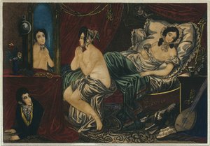 Nuit, coucher, début du XIXe siècle