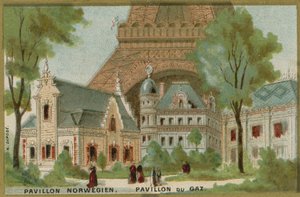 Pavillon norvégien et à gaz à l