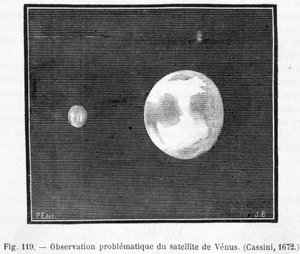 Observation problématique du satellite de Vénus (Cassini) - French School