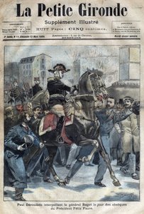 Le jour des obsèques de Félix Faure, Paul Déroulède a tenté de rallier le général Roget contre le gouvernement le 23 février - French School