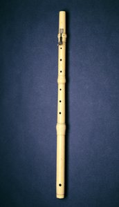 Flûte à une clé, fabriquée par Naust, Paris, vers 1725 - French School