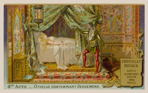 Othello contemplant Desdémone