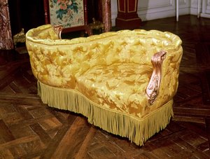 Causeuse rembourrée, période Napoléon III