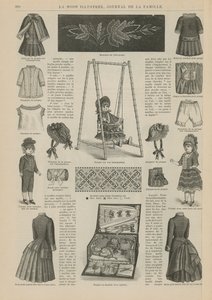 Page de La Mode Illustrée - French School