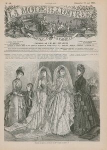 Page de La Mode Illustrée, 1885