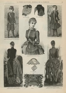 Page de La Mode Illustrée, 1885