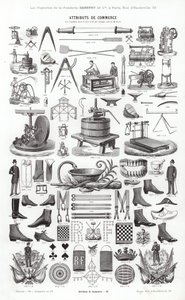 Page de Vignettes Typographiques - French School