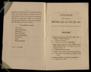 Chapitre de la peinture, du Salon des Refusés, 1863 - French School