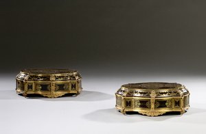 Paire de coffrets Louis XIV, c.1700-15