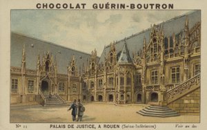 Palais de Justice, à Rouen, Seine-Inférieure