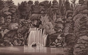 Paris : Cascade du Bois de Boulogne - French School