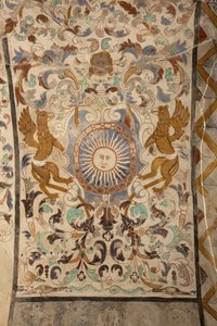 Église paroissiale (Església de la Mare de Déu de Solers). Intérieur. Les nefs. Peintures murales. (détail). XVIe siècle (?). - French School