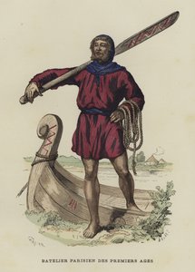 Batellier parisien des temps anciens
