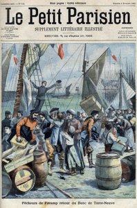 Pêcheurs de Fécamp : retour du Banc de Terre-Neuve, dans "Le Petit Parisien"