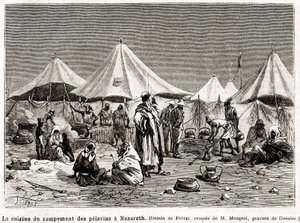 Pèlerinage de pénitence aux Lieux Saints du 25 avril au 8 juin 1882 (gravure)