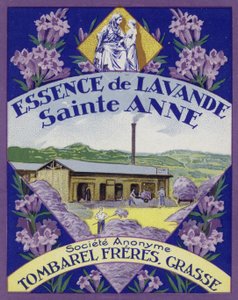 Étiquette de parfum, Essence de Lavande