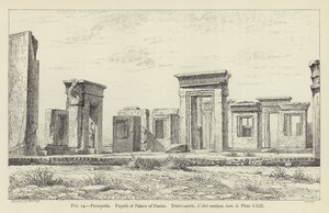 Persépolis, Façade du Palais de Darius