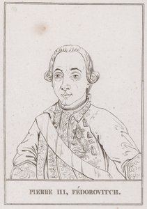 Pierre III, tsar de Russie (gravure) - French School
