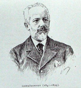 Piotr Ilitch Tchaïkovski (1840-93), illustration de 