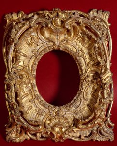 Cadre en bois doré. France 18ème siècle. Paris, arts décoratifs