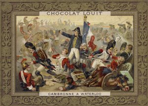 Pierre Cambronne, général français, à la bataille de Waterloo, 1815