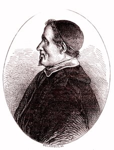 Pierre Gassendi, mathématicien, astronome, philosophe et théologien français. 1865 (gravure)