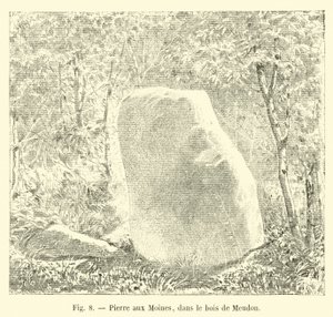 Pierre aux Moines, dans le bois de Meudon - French School