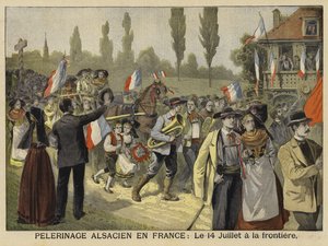Pèlerinage des Alsaciens en France, 14 juillet 1897