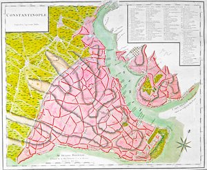 Plan de Constantinople - French School