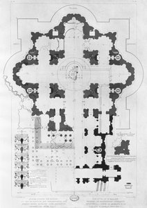 Plan de la basilique Saint-Pierre
