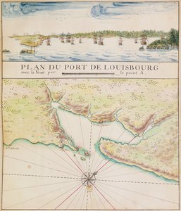 Plan du port de Louisbourg