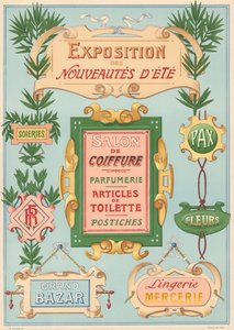 Planche n° 17 : Modèles de signalisation pour peintre Art Nouveau