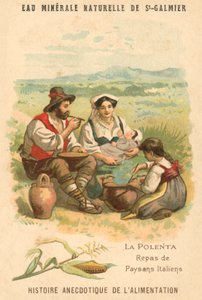 Polenta, repas des paysans italiens - French School