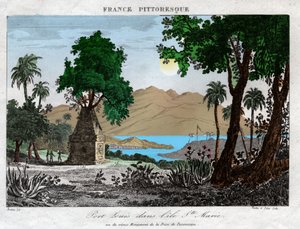 Port-Louis à Madagascar (gravure, vers 1850)