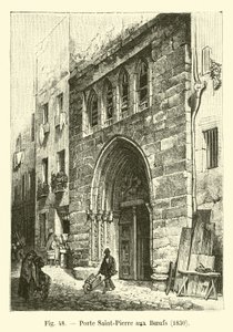Porte Saint-Pierre aux Bœufs, 1830