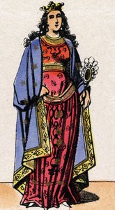 Portrait de Bertrude (ou Bertrade ou Beretrude) - French School