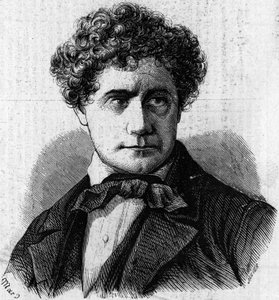Portrait de Brigham Young (1801-1877), homme politique américain et chef des Mormons. Gravure dans "Le Monde Illustré" n°39 du 9 janvier