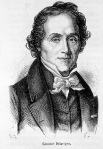 Portrait de Casimir Delavigne, poète et dramaturge français (1793-1843) - French School